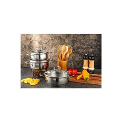 Gülsan Bahar 6 Parça Çelik Tencere Seti