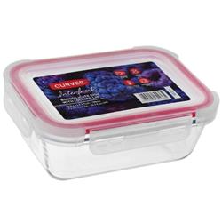 Curver 59564 Cam Kapaklı Kilitli Cam Saklama Kabı780ml -6 Adet-