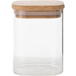 Lavin 46213 Bambu Kapaklı Cam Kavanoz 10x12 cm