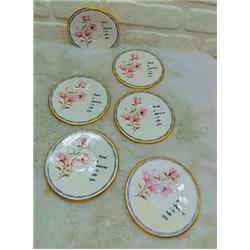 Hülger Ç9944 Lavia Seramik Bardak Altı Çay Tabağı 6lı