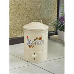 Yıldıray 1061 Galveniz Metal Pedallı Çöp Kovası 16 Lt