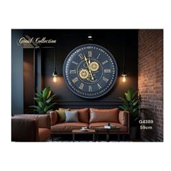 Gönül G4389 Çarklı Dekoratif Duvar Saati 59cm
