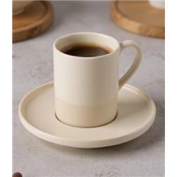 Bambum B6671 Dante Porselen Sade 6 Kişilik Kahve Fincan Takımı
