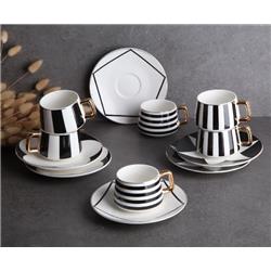 Gönül G4982 Porselen 6 Kişilik Kahve Fincan Takımı