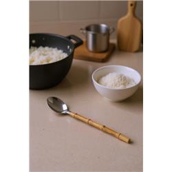 Bambum B6380 Mundo Bambu Saplı Pilav Kaşığı 28x7,5cm