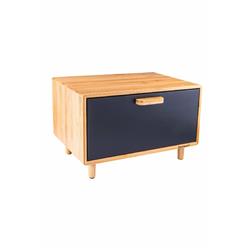 Bambum B5303 Ruby Bambum Ekmek Saklama Kabı Siyah Desenli