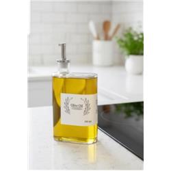 Taşev B6385 Kimera Cam Kapaklı Yağdanlık 200ml