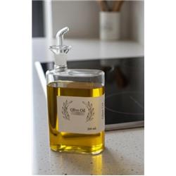 Taşev B6386 Kimera Cam Kapaklı Yağdanlık 200ml