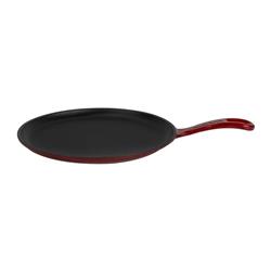 Lava Döküm Pizza Krep Pankek Tavası 26 Cm Bordo
