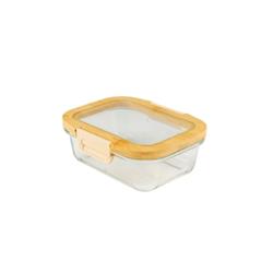 Bambum B6484 Moira Cam Kapaklı Kilitli Cam Saklama Kabı 640 ml