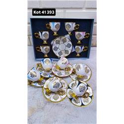 Lavin 41393 Açelya 6 Kişilik Kahve Fincan Takımı