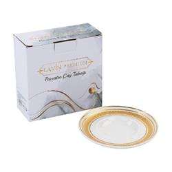 Lavin 24372 Pacentro Porselen Bardak Altlığı Çay Tabağı 6lı
