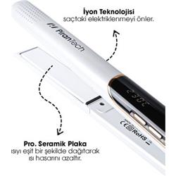 PiranTech TA-2638 Dijital Ekranlı Seramik Plaka Sıcaklık Ayarlı Saç Düzleştirici