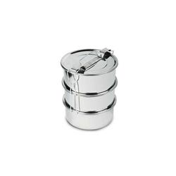 Ulutaş 430 Paslanmaz Sefer Tası 3 Katlı 14cm