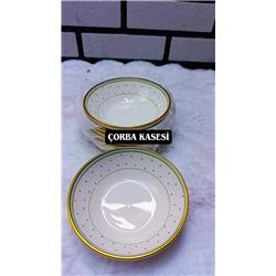 Hülger 0520 Vento Seramik Çorba Kasesi 6lı