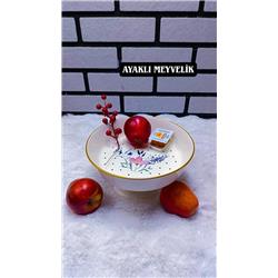 Hülger 0438 Vento Seramik Ayaklı Meyvelik