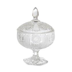 İpek DSTG1044 Cam Ayaklı Kapaklı Şekerlik 16,5 cm