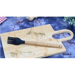 Gönül G5118 Bambu Saplı Silikon Fırça Siyah