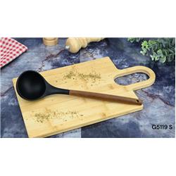 Gönül G5119 Bambu Saplı Silikon Kepçe Siyah