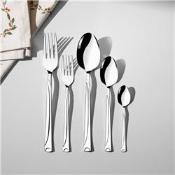 Nehir Fiesta Sade 60 Parça Çatal Kaşık Takımı -Bıçaksız Set-