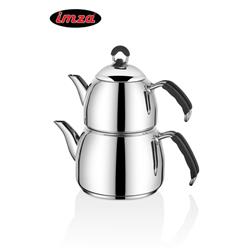 İmza Stil Çaydanlık Takımı Silikon Kulp Mega Boy