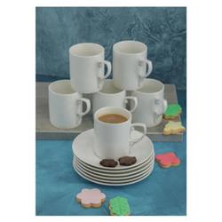 Cemre CKR3301 Porselen Sade 6 Kişilik Nescafe Fincan Takımı