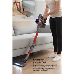 Sinbo SVC-8622 Şarjlı Aydınlatmalı Katlanabilir Dikey Elektrikli Süpürge