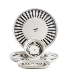 İpek TLD14KHT-LRKI Toledo Dijital Porselen 14 Parça Kahvaltı Seti Larkın