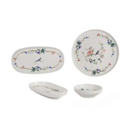 İpek TLD14KHT-ORNS Toledo Porselen 14 Parça Kahvaltı Takımı Ornis