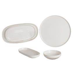 İpek TLD14KHT-KR Toledo Porselen 14 Parça Kahvaltı Takımı Krem