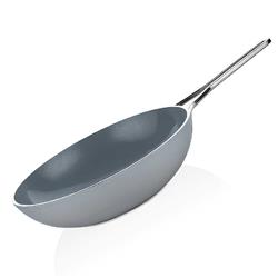 Taç Sera Feel Seramik Wok Tava Gri 28 cm