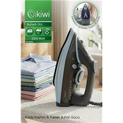 Kiwi KSI-6347 Seramik Taban Akıllı Buharlı Ütü 3200W