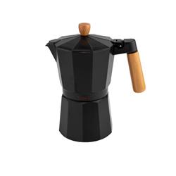 Taşev T6371 Garen Moka Pot 9 Fincan Siyah