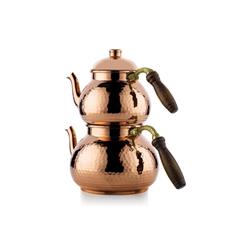 Türmen 10217 Bakır Çaydanlık Takımı Büyük Boy