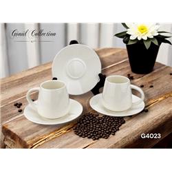 Gönül G4023 Porselen 6 Kişilik Kahve Fincan Takımı