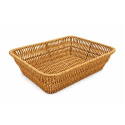 Fame Kitchen UN50084 Plastik Hasır Dikdörtgen Ekmek Sepeti