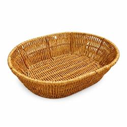 Fame Kitchen UN50083 Plastik Hasır Oval Ekmek Sepeti