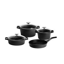 Cem Granit Master XL 7 Parça Tencere Seti -Çeşit-