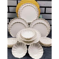 Farika Porselen Habbe 24 Parça Yemek Takımı