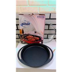 Gülsan Döküm Izgara Çift Kulplu Tava 30cm