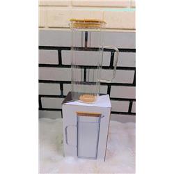 Cambu CMB4425 Ahşap Kapaklı Borosilikat Cam Sürahi 1100 ml