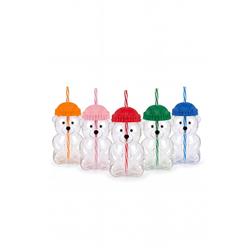 Gönül G5349 Figürlü Pipetli Cam Bardak