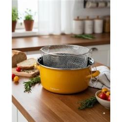 Bambum B7699 Lumino Kızartma Tenceresi Hardal 22cm