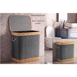 Gönül G5341 Bambu Çamaşır Sepeti 52x32x60 cm