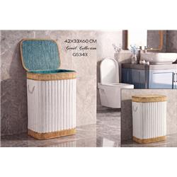 Gönül G5343 Bambu Çamaşır Sepeti 40x30x60 cm