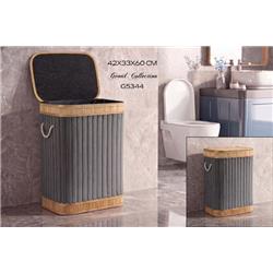 Gönül G5344 Bambu Çamaşır Sepeti 40x30x60 cm