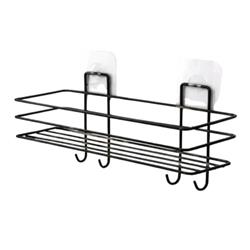 Mirza Home 023 Paslanmaz Metal Yapışkanlı Kancalı Raf