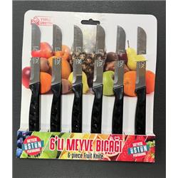Erinox Meyve Bıçağı 6lı -Çeşit-