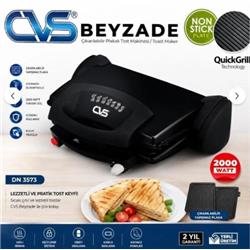 Cvs DN 3573 Beyzade Çıkarılabilir Plaklı Tost Makinesi 2000W