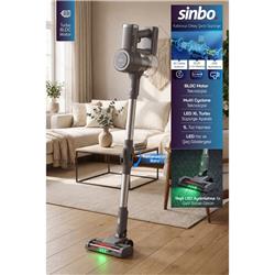 Sinbo SVC-8642 Katlanır Toz Hazneli Dikey Şarjlı Süpürge 22.2V